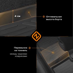 Коврики в салон (полиуретан) Hyundai Solaris (2010-2017)