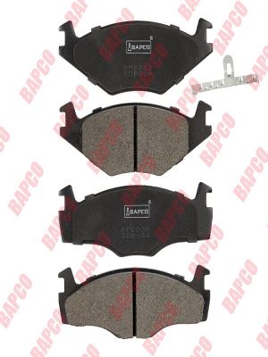 Колодки тормозные дисковые BP0020 передние, комплект,