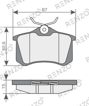 Колодки дисковые  Audi A4 00-09  97-05  Peugeot 405 88-96  Seat Cordoba 93-99  Exeo 08-   Ibiza II93
