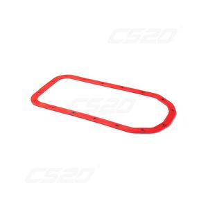 Прокладка поддона картера ВАЗ 2108 с метал.шайбами красный силикон Drive CS-20