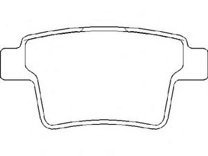 Колодки тормозные задние дисковые к-кт для Jaguar X-TYPE 2001-2009 P 24 063 Brembo