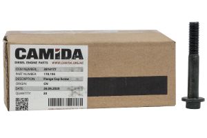 Болт крепления картера маховика КамАЗ дв.Cummins ISBe M12х1.75х80 3914177 "CAMIDA" (Китай) /арт.170. 170195 Camida
