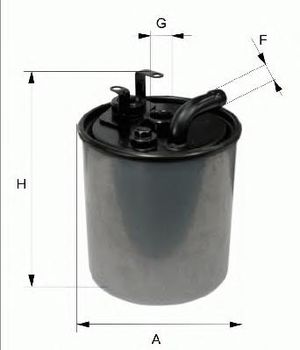 Топливный фильтр PP841/8 Filtron