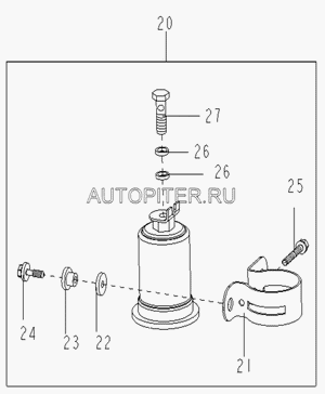 Фильтр топливный OTAKA CK1