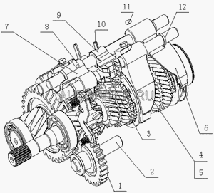 НАПРАВЛЯЮЩЕЕ УСТРОЙСТВО КПП 3170205201 Geely