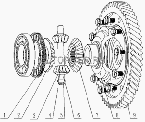 Шестерня привода спидометра ведущая GEELY MK/GEELY