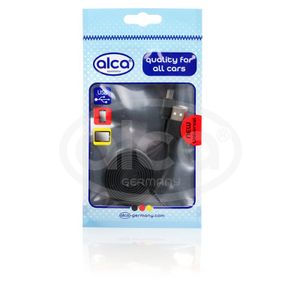 Кабель удлинительный для смартфонов USB Type C 100см черный 510/66 Alca 510660 Alca