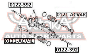 Шарнир 0121ACV4R Asva