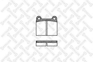 Комплект тормозных колодок, дисковый тормоз