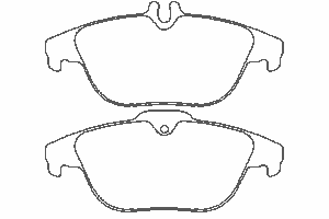 Колодки тормозные задние дисковые к-кт для Mercedes Benz C207 E-Coupe 2009-2016 MDB2845 Mintex
