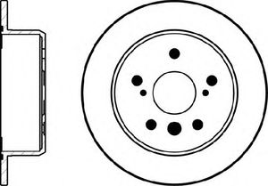 Тормозной диск MDC897 Mintex