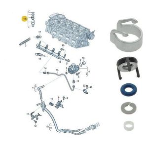 Кронштейн форсунки для VW Teramont 2017> 06j998907d Vag