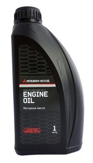 Масло моторное MOTOR OIL API SM 0W20 1L СИНТЕТИКА mz320190 Mitsubishi