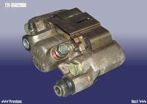 Суппорт тормозной Тиго задний правый T113502060 Chery
