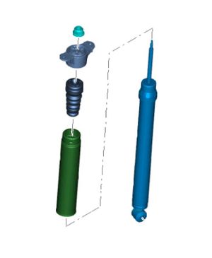 јмортизатор задний 1881214 Ford