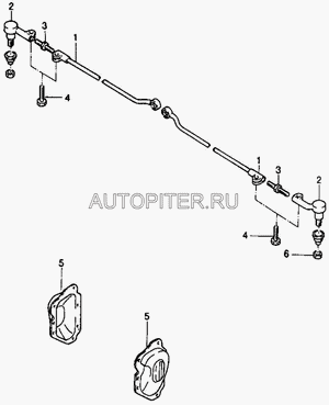 Пыльник рулевой тяги левый 96129918 General Motors