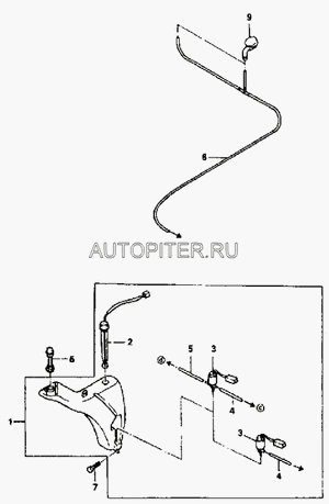 Датчик уровня в бачок омывателя для Daewoo Nexia 1995-2016 96149405 General Motors