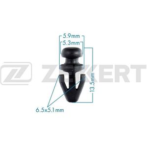 PF0069-ZKT Клипса уплотнителя порога Ford pf0069zkt БолтМастер