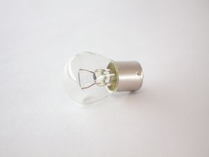 Лампа (поворотник/фонарь) (1 - нитевая) (белая) 12V/21W BA15S (точки на один. высоте/напротив д.д.)