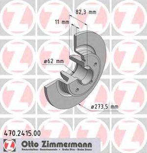 Тормозной диск 470.2415.00 Zimmermann