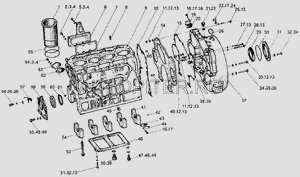 Гильза цилиндра FOTON 1089 (110x130x210mm) 1002016B400-0000 1002016b4000000 Foton