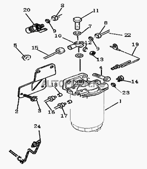 Клапан электромагнитный электрофакельного подогревателя ЭФУ FOTON 1041 1049A 1069 1089 1093 1099 (T75205074) t75205074 Foton