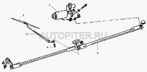 Мотор стеклоочистителя  GW SAILOR 5205400B00 Great Wall