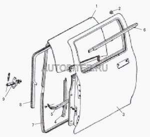 Ограничитель двери для Great Wall Safe Suv 2003-2010Deer G3 2005-2013 6209100D01 Great Wall