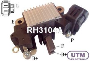 Регулятор генератора BOGDAN A-092 4.6D [4HE1, 4HF1, 4HG1, 4HK1] 01.2003- RH3104A Utm