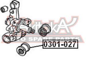 Сайлентблок заднего рычага для Honda CR-V 2002-2006 0301027 Akitaka