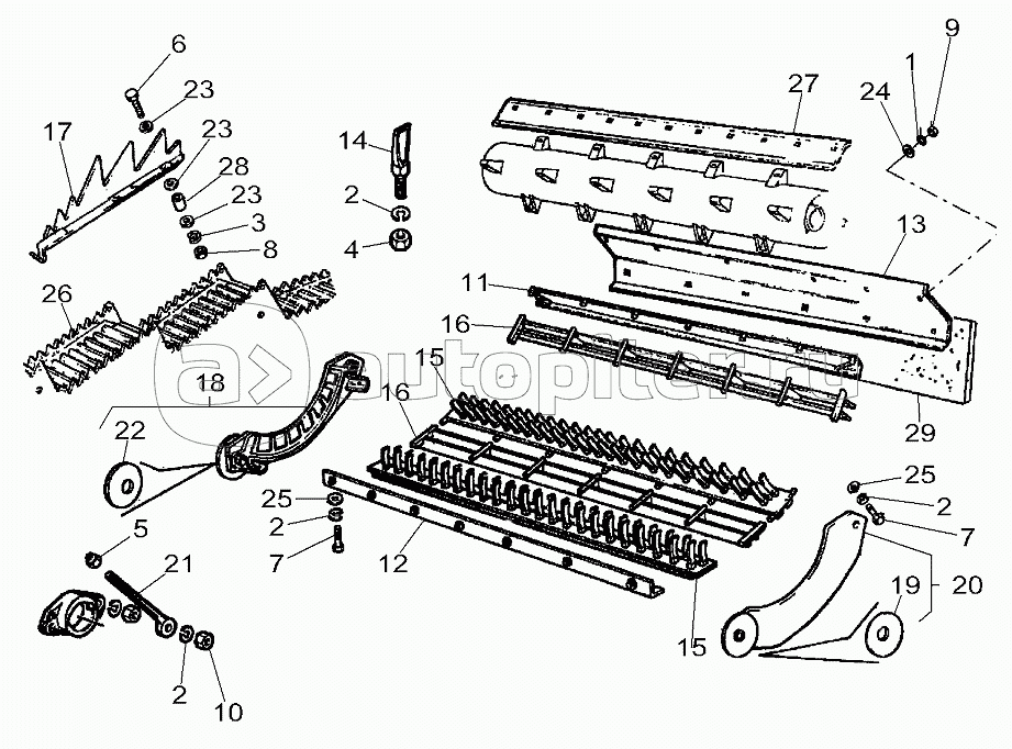 Spike Tooth Concave With 2 Complete Thresing Section