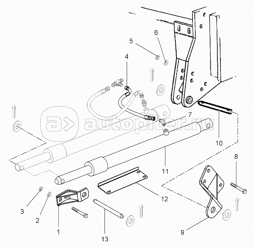 Cutter Bar Lifting Additional Ram World Wide Hook Up