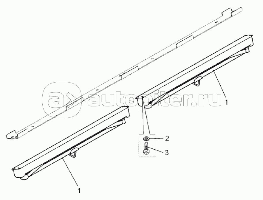 Установка противосолнечной шторки (7555В-8204005-10);Mounting of sun visor (7555В-8204005-10)