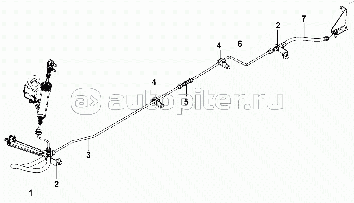 T31R-BS-01 Clutch System Steel Pipe, Complete Vehicle