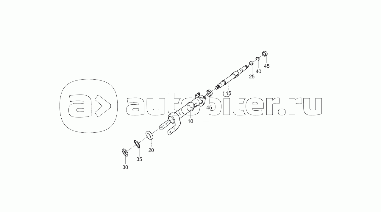 6520-3444010-19 Колонка рулевого управления