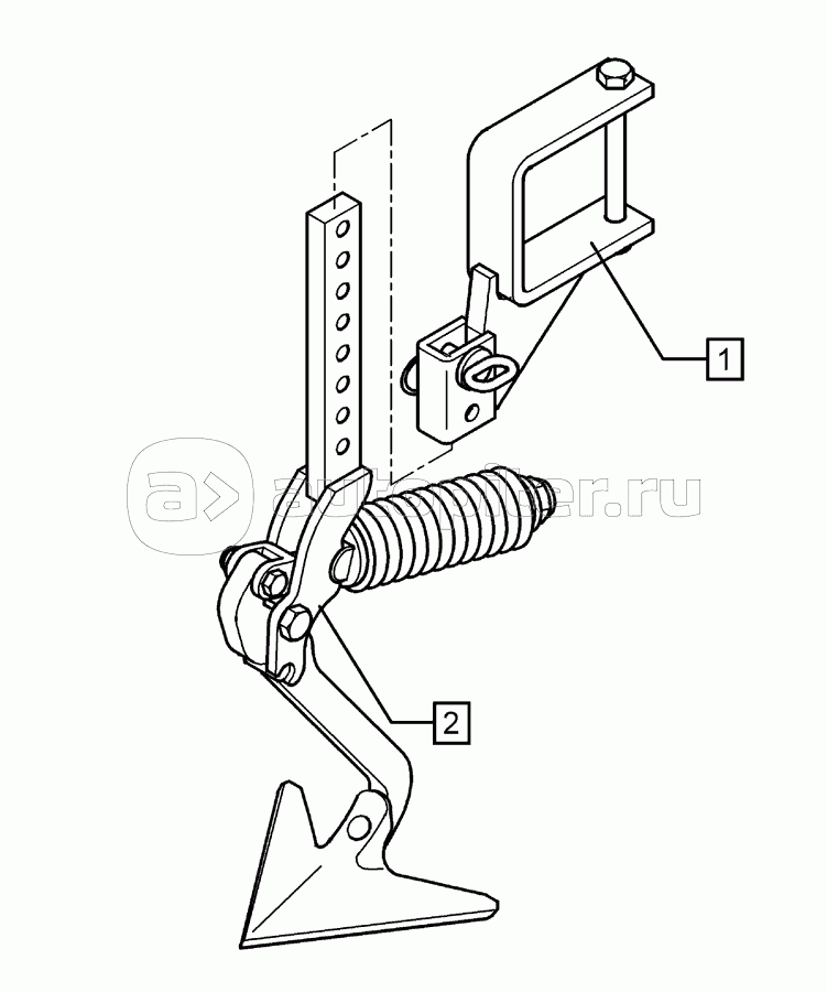 Track scraper with holder FSU-G25 120x120 Solitair