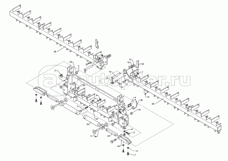 Coulter frame Solitair 9/600 K-DS 40R-150