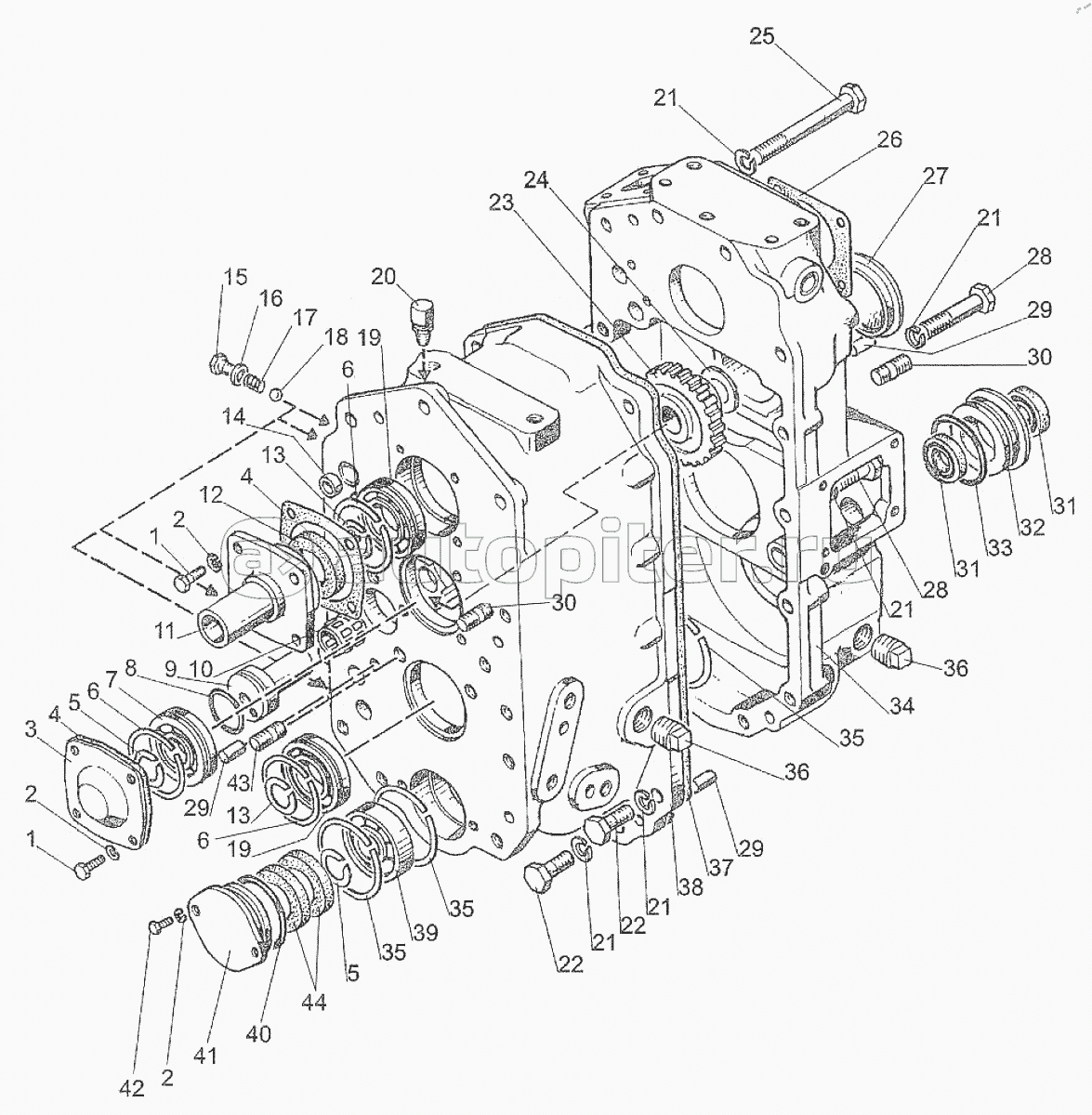 Коробка передач 320-1700010-07, 320-1700010-08