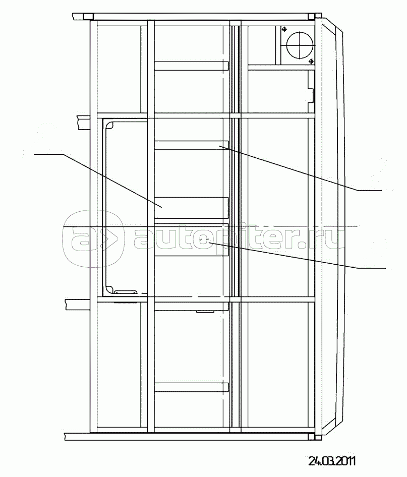 5299-17-5600550 – Установка закладных пластин в каркас мотоотсека