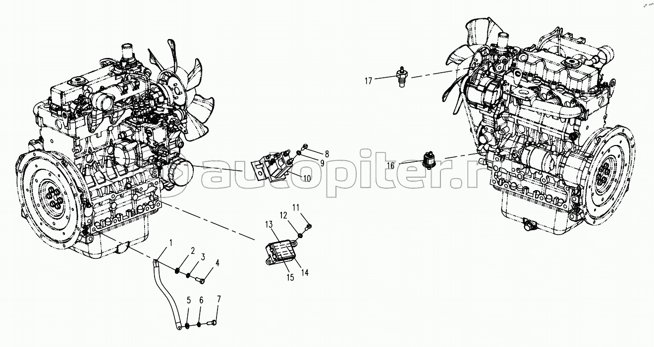 ELECTRICAL ASSEMBLY FOR ENGINE (APPLY TO 825E02 TYPE)