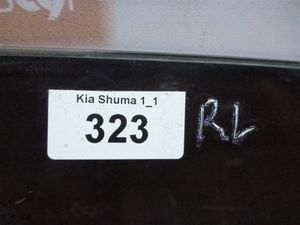 Б/у  43r-001234 стекло двери Kia Shuma 1998 S-1, лифтбек BF, 1.5  Задн. Лев. BU3A56421 Б/У запчасти