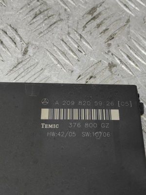 Б/у  A2098205926 Блок комфорта Mercedes CLK-Class (W209) (2002-2010) 2007 bu6ap14587257 Б/У запчасти