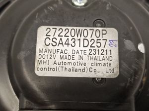Б/у  27220W070P Мотор печки Mitsubishi Pajero Sport  KS     Правый руль by9c52848 Б/У запчасти