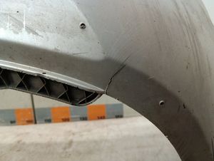 Б/у  6RU807421 Бампер задний Volkswagen Polo 2011  1.6, CFNA    С дефектом, царапины, до 2015 года, by7c371653 Б/У запчасти