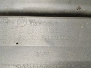 Б/у  6RU807421 Бампер задний Volkswagen Polo 2011  1.6, CFNA    С дефектом, царапины, до 2015 года, by7c371653 Б/У запчасти