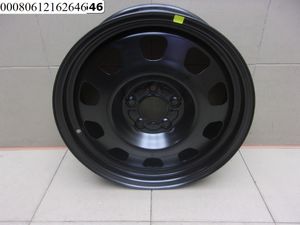 Б/У 05105032AA Диск колесный железо Jeep Compass (MK49) 2006- 17" 6.5J ET39 5X114.3X67.1 by600080612162646 Б/У запчасти