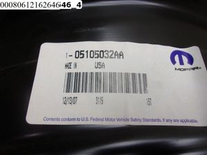 Б/У 05105032AA Диск колесный железо Jeep Compass (MK49) 2006- 17" 6.5J ET39 5X114.3X67.1 by600080612162646 Б/У запчасти