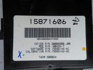 Б/у  15871606 Блок электронный Cadillac Escalade III 2006-2014 by8jap0010253409 Б/У запчасти