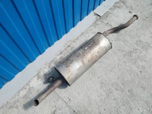 Б/у  219021200010 Глушитель основной Lada Granta 2011> Глушитель Lada Granta после 2018г, 2190212000 by8g801424 Б/У запчасти