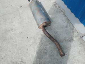 Б/у  219021200010 Глушитель основной Lada Granta 2011> Глушитель Lada Granta после 2018г, 2190212000 by8g801424 Б/У запчасти